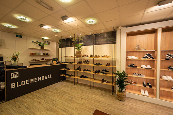 Realisatie nieuw interieur Bloemendaal schoenenwinkel Pijnacker.